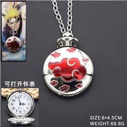 Naruto anime necklace&pocket-watch 6*4.5cm