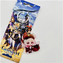 Genshin Impact anime keychain