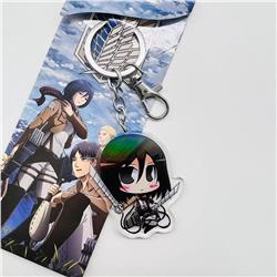 Attack on Titan anime keychain