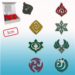 Genshin Impact anime Brooch price for a set