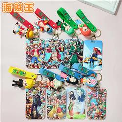 one piece anime card holder figure keychain price for 1 pcs