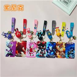 sonic anime card holder figure keychain price for 1 pcs