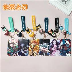 demon slayer anime card holder figure keychain price for 1 pcs