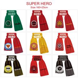 Superhero anime scarf 160*25cm