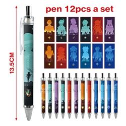 Genshin Impact Noelle anime ball pen