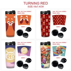 Turning Red anime Starbucks cup