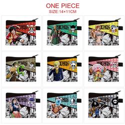 One piece anime wallet Price for 5pcs