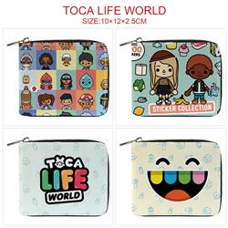 Toca life world anime wallet 10*12*2.5cm