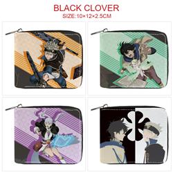 Black Clover anime wallet 10*12*2.5cm