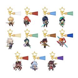 Genshin Impact anime keychain 5.3cm