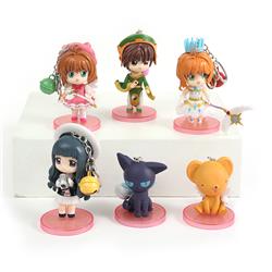 Cardcaptor Sakura anime Keychain price for a set 9.5cm
