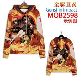 Genshin Impact anime hoodie
