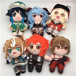 Genshin Impact  anime Plush toy Price of a set of 6 pcs 22cm