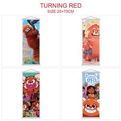 Turning Red anime wallscroll 25*70cm price for 5 pcs