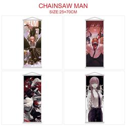 chainsaw man anime wallscroll 25*70cm price for 5 pcs