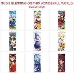 KonoSuba anime wallscroll 25*70cm price for 5 pcs