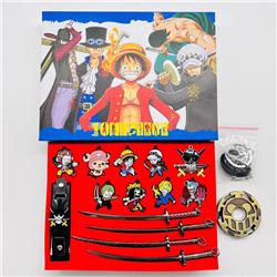 One piece anime keychain，price for a set