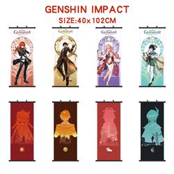 Genshin Impact anime wallscroll 40*120cm
