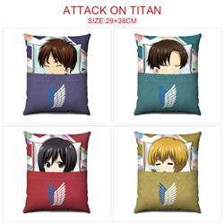 Attack On Titan anime cushion 29*38cm