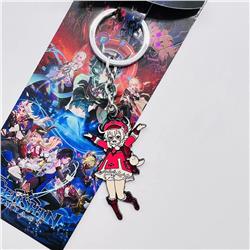 Genshin Impact anime keychain