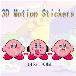 Kirby anime 3d sticker