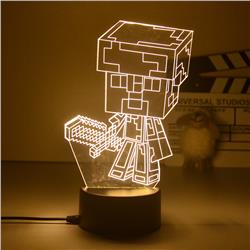 Minecraft anime 7 colours LED light