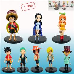 One pieceanime figure 7-9cm