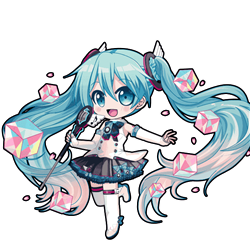 Hatsune Miku anime car sticker