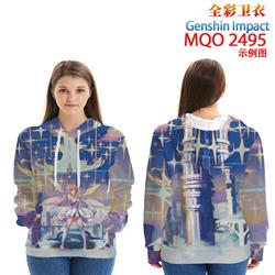 Genshin Impact anime hoodie