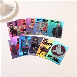 SPY×FAMILY anime Laser card ,price for a set of 10 pcs