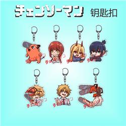 chainsaw man anime keychain 5cm