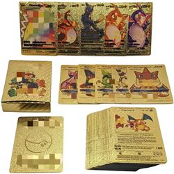 Pokemon anime Gold foil/silver foil card 55pcs