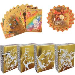 Pokemon anime Gold foil card 60pcs