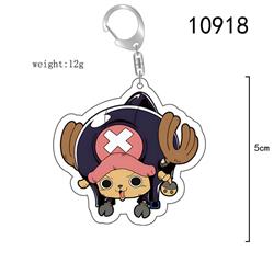 One piece anime keychain