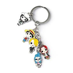 One piece anime keychain