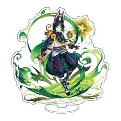 Genshin Impact anime Standing Plates 15cm