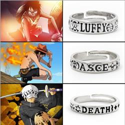 One piece anime ring