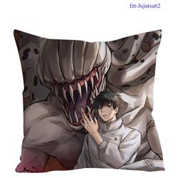 Jujutsu Kaisen anime square full-color pillow cushion 45*45cm