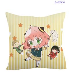 SPY×FAMILY anime square full-color pillow cushion 45*45cm