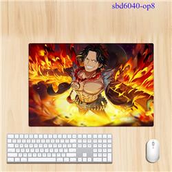 One piece anime desk mat 600X400x3mm