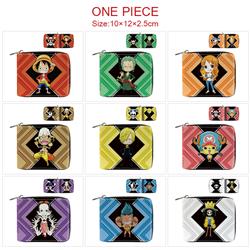 One piece anime bag10*12*2.5cm