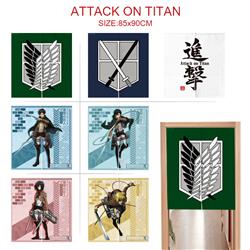 Attack On Titan anime door curtain 85*90cm