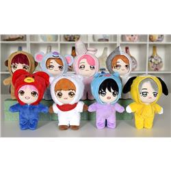 BTS anime Plush doll clothes  20cm