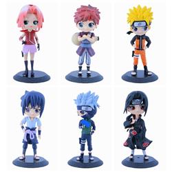 Naruto anime figure 15.5cm price for a set of 6 pcs