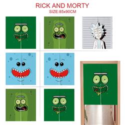 Rick and Morty  anime door curtain 85*90cm