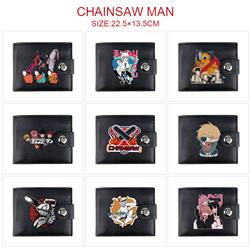 chainsaw man anime wallet 22.5*13.5cm