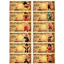 Dragon Ball anime Commemorative bank notes price for a set of 12pcs