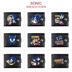 Sonic anime wallet 22.5*13.5cm
