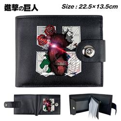 Attack On Titan anime wallet 22.5*13.5cm