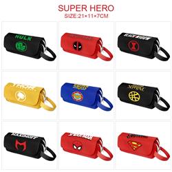 Superhero anime pencil box